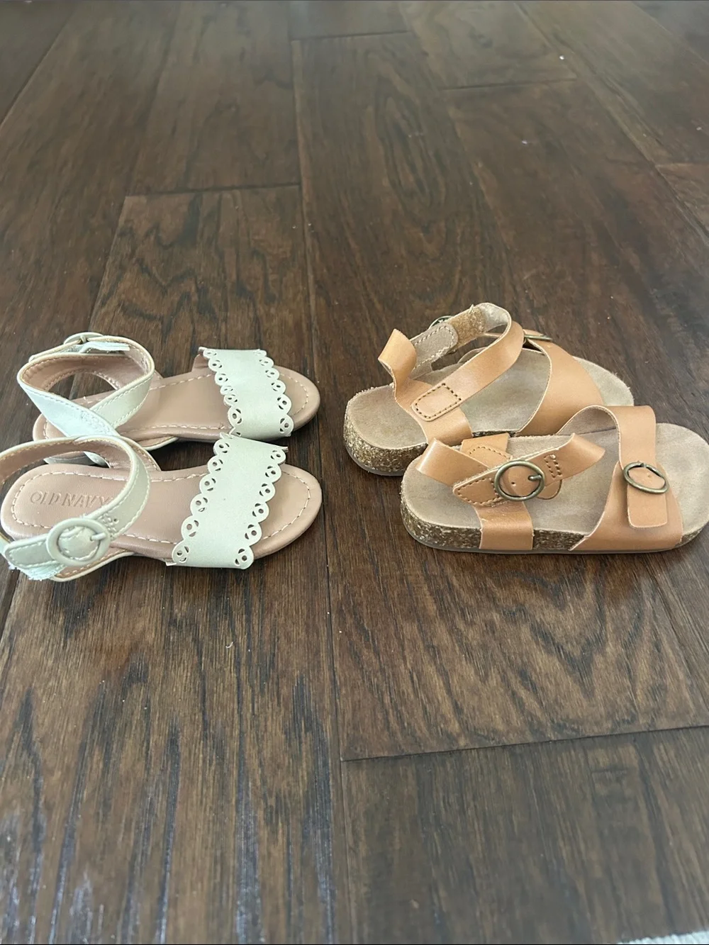 Two pair of size 5 sandals toddler